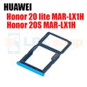 Лоток сим карты и карты памяти Huawei P30 Lite / Honor 20S (MAR-LX1H) / Honor 20 Lite (MAR-LX1H) Синий (Peacock Blue)