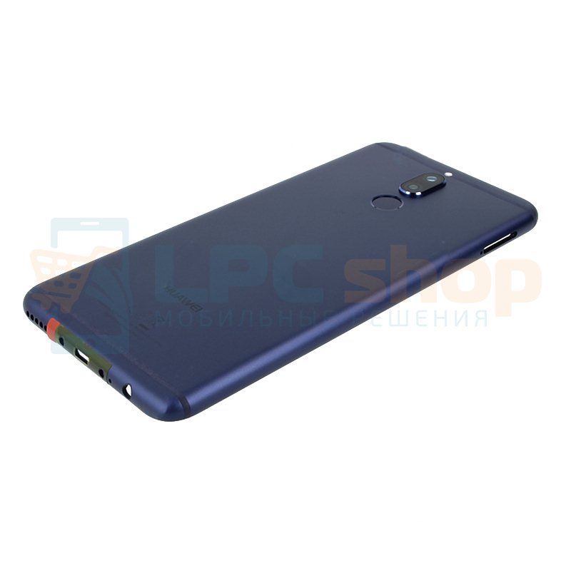 Крышка(задняя) Huawei Nova 2i Синия + Кнопки + Линза Камеры + Отпечаток пальца