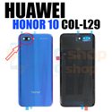 Крышка(задняя) Huawei Honor 10 Синяя со стеклом камеры
