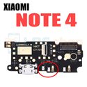Шлейф разъема зарядки Xiaomi Redmi Note 4 (плата) и микрофон (Широкий коннектор)