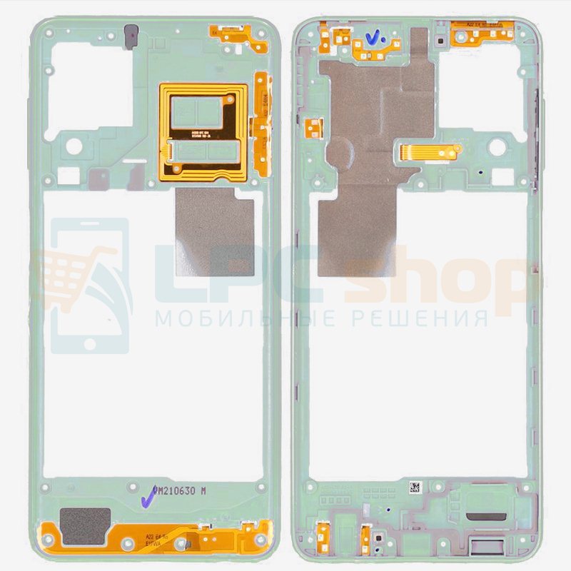 Средняя часть Samsung Galaxy A22 4G Зеленая (с NFC)