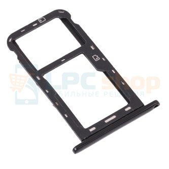 Лоток сим карты ZTE Blade A7 2019 Черный
