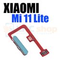 Шлейф для Xiaomi Mi 11 Lite отпечатка пальцев Светло-Синий