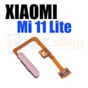 Шлейф для Xiaomi Mi 11 Lite отпечатка пальцев Розовый
