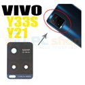 Стекло задней камеры для Vivo Y21 V2111 / Y33s V2109 Синие