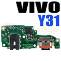 Шлейф для Vivo Y31 2021 (плата) на системный разъем + разъем гарнитуры и микрофон