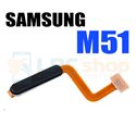 Шлейф Samsung M51 M515F отпечатка пальцев Черный