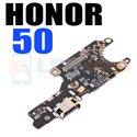 Шлейф для Huawei Honor 50 (плата) разъема зарядки + разъем SIM и микрофон