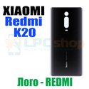 Крышка(задняя) для Xiaomi Redmi K20 / K20 Pro Черный (карбон) - лого Redmi