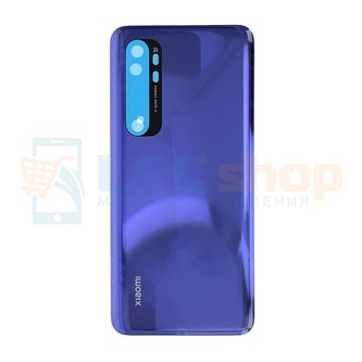 Крышка(задняя) для Xiaomi Mi Note 10 Lite Синяя (для nebula purple)