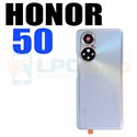Крышка(задняя) для Huawei Honor 50 NTH-NX9 Серебро (для Frost Crystal) + стекло камеры