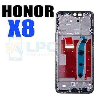 Рамка дисплея для Huawei Honor X8 Черная