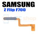 Шлейф для Samsung Galaxy Z Flip F700F сканер отпечатка пальцев Черный