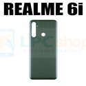 Крышка(задняя) для Realme 6i Зеленый полоска (для Green Tea)