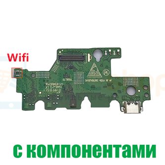 Шлейф разъема зарядки Huawei MediaPad M3 8.4 (BTV-DL09) (Wi-Fi Version) на микрофон