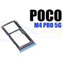 Лоток сим карты Xiaomi Poco M4 Pro 5G Синий