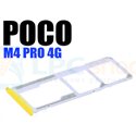 Лоток сим карты Xiaomi Poco M4 Pro 4G Желтый