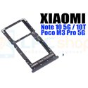 Лоток сим карты Xiaomi Redmi Note 10 5G / Poco M3 Pro 5G / Note 10T M2103K19 Черный