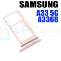 Лоток сим карты Samsung Galaxy A33 5G A336B Оранжевый