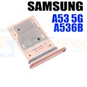 Лоток сим карты Samsung Galaxy A53 5G A536B Оранжевый