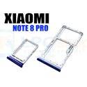 Лоток сим карт Xiaomi Redmi Note 8 Pro Синий (версия 2 лотка)