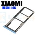 Лоток SIM для Xiaomi Redmi 10C / Poco C40 Синий