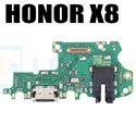 Шлейф для Huawei Honor X8 (плата) разъема зарядки и микрофон