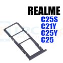 Лоток SIM для Realme C25s / C21Y / C25Y / C25 Черный