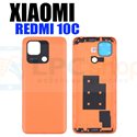 Крышка(задняя) для Xiaomi Redmi 10C Оранжевый (+антенны)
