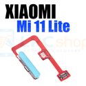 Шлейф для Xiaomi Mi 11 Lite отпечатка пальцев Голубой