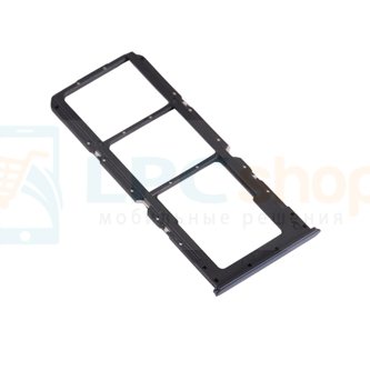 Контейнер сим карты для OPPO A74 4G / F19 / F19s CPH2219 Черный