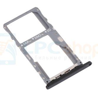 Контейнер сим карты для Alcatel 3X 2019 5048Y Черный