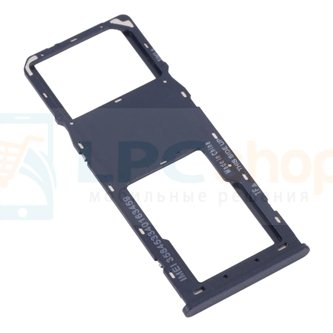 Лоток сим карты для Alcatel 1V (6002) 2021 Темно-синий (версия 1Sim)