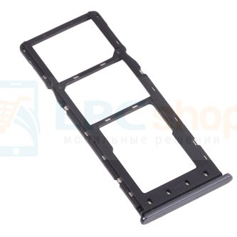 Лоток сим карты для Infinix Hot 9 Pro Черный