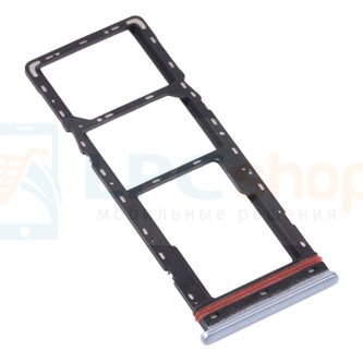 Контейнер сим карты для Infinix Zero 8i X687B Серебро