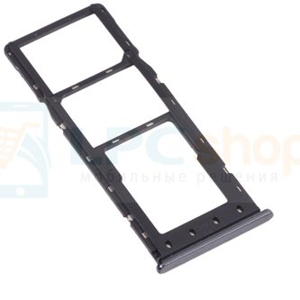 Лоток сим карты для Infinix Smart 4c / Smart 4 Черный