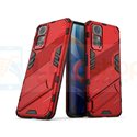 Защитный чехол - накладка для Xiaomi Redmi Note 11 / Note 11S Global  / Punk Armor / с подставкой Красный / Пластиковый