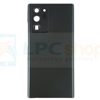 Крышка(задняя) для Samsung Note 20 Ultra N985F Черная с линзой камеры