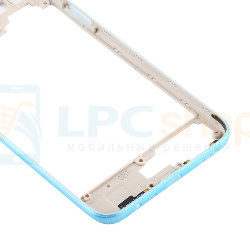 Средняя часть Oppo A52 CPH2061 / CPH2069 Синяя (без кнопок)