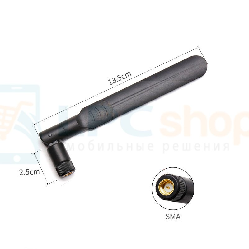 Всенаправленная антенна Wi-FI  2.4G 5.8G/5G / 8 dBi / RP-SMA Male