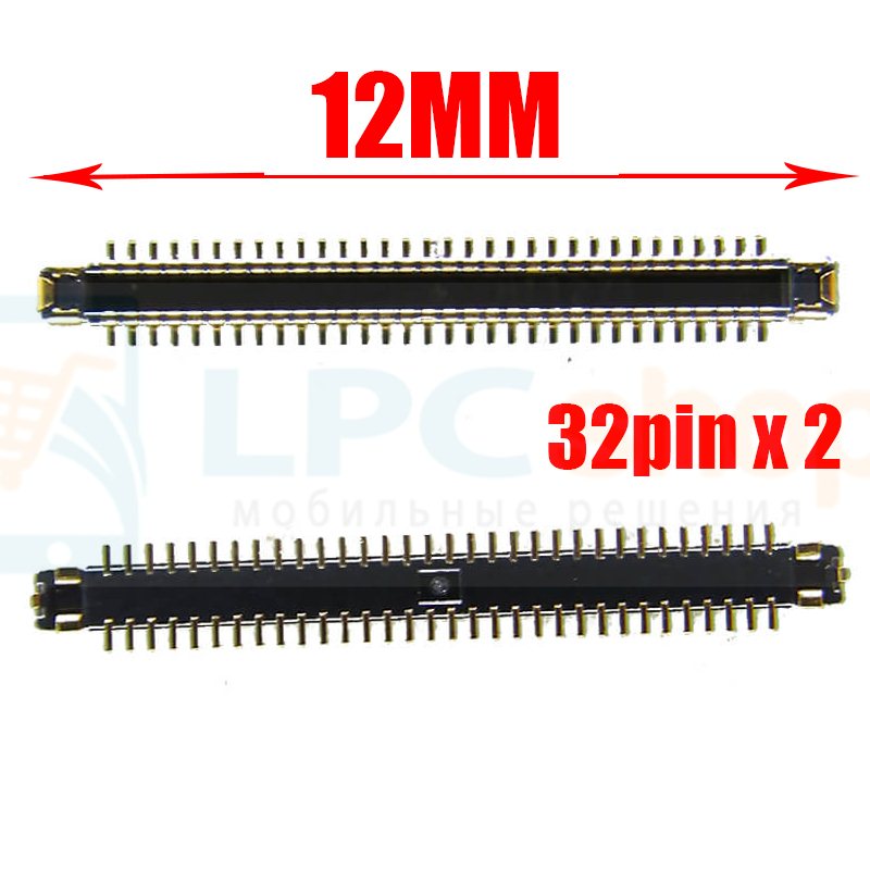Коннектор Samsung A50 A505 на плату 64Pin (1шт)