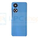 Крышка(задняя) для Huawei Honor X7 Синяя глянцевая + Стекло камеры