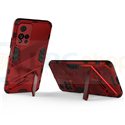 Чехол - накладка для Xiaomi Redmi Note 11 Pro Plus 5G / BIBERCAS / с подставкой Красный / Пластиковый / Защитный 