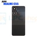 Крышка(задняя) для Realme C55 Черная + стекло камеры