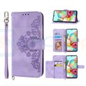 Чехол книжка Samsung A51 A515F кошелек / подставка Фиолетовый