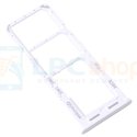 Контейнер сим карты Samsung A23 A235F (весрия для 2-х сим) Белый