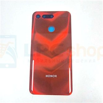Крышка(задняя) Huawei Honor View 20 Красный  + Стекло камеры