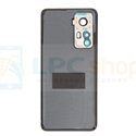 Крышка(задняя) для Xiaomi 12 / 12X Черный со стекло камеры