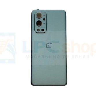 Крышка(задняя) для OnePlus 9 Pro Зеленая Матовая - со стекло камеры