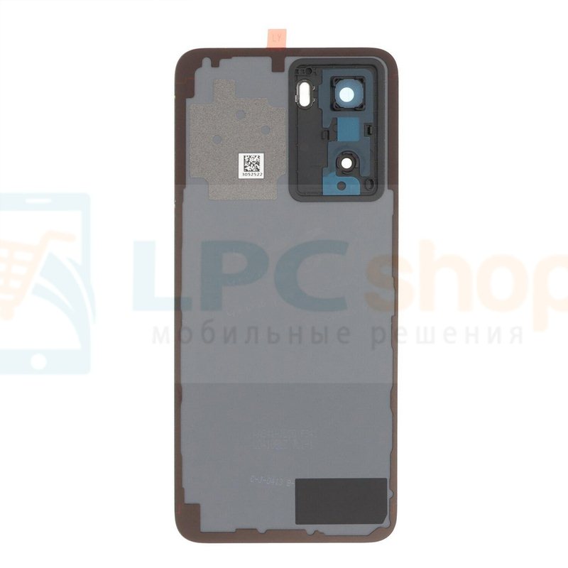 Крышка(задняя) для OPPO A57s CPH2385 Черная со стекло камеры